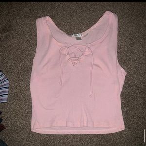 Pink crop top💖